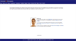 Desktop Screenshot of illustrated-db-discography.nl